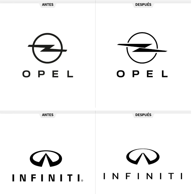 Rebranding de Opel e Infiniti